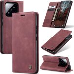 Subzonal - coque pour xiaomi 14 5g premium housse cuir protection pochette rabat portefeuille flip case ...