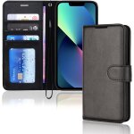 Subzonal - etui iphone iphone 13 mini portefeuille - housse portefeuille en cuir avec rabat de protection, ...