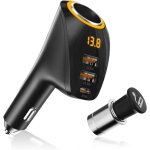 Subzonal - yongming4in1 175w multi prise allume cigare usb c chargeur voiture, prise usb c + double prise ...
