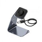 Support de charge portable magntique usb en alliage d'aluminium stable, station de charge de montre ...