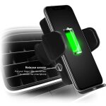 Support avec charge sans fil 15w pour les smartphones iphone, samsung, oppo, xiaomi, support pour t�l�phone ...