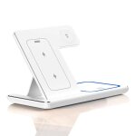 Support de chargeur rapide sans fil led, station de charge pliable 3 en 1, iphone 15, 14, 13, 12, 11, ... Support de chargeur rapide sans fil led, station de charge pliable 3 en 1, iphone 15, 14, 13, 12, 11, ...