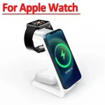 Support de chargeur sans fil 3 en 1, station de charge rapide, iphone 16, 15, 14, 13, apple watch, airpods ... Support de chargeur sans fil 3 en 1, station de charge rapide, iphone 16, 15, 14, 13, apple watch, airpods ...