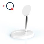 Support de chargeur sans fil magntique 2 en 1, 30w amlior, pour iphone 15 14 13 12 pro max airpod ...