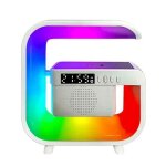 Support de chargeur sans fil multifonction bluetooth 5. 0, haut - parleur fm tf, veilleuse rvb, station ... Support de chargeur sans fil multifonction bluetooth 5. 0, haut - parleur fm tf, veilleuse rvb, station ...
