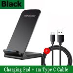 Support de chargeur sans fil rapide 100w, pour samsung s24 s23 s22 21, support de charge ultra rapide ...