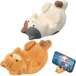 Support de chat drle, chat mignon support de tlphone, support de tlphone portable pour chat, pour ...