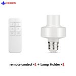 Support de lampe e27 2. 4g, 4 picess, base de lampe tlcommande, interrupteur, prise de courant, appareil ...