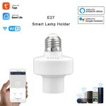Support de lampe smart home, tlcommande tuya, wifi, adaptateur d'ampoule sans fil, base d'ampoule smart ...