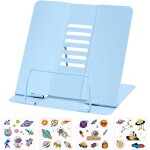 Support de lecture mtal, portable rglable support livre en mtal, 6 hauteurs rglables porte - livre ...