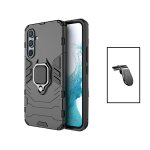 Support magnetique l + etui militaire d�fendre 3x1 phonecare pour samsung galaxy s24 + plus 5g - noir ...