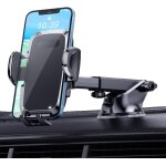Support t��l��phone voiture, porte t��l��phone voiture ventouse pour tableau de bord pare - brise, r��glable ...