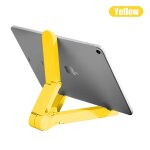 Support pliable portable pour ipad, compatible avec tablette de 4 a 11 pouces, support de bureau en plastique ...