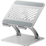 Support de tablette, support de bureau en aluminium r�glable a deux tiges, compatible avec les ipads, ...