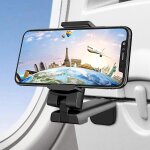 Support de t�l�phone pour avion, universel portable pliable, rotatif a 360, accessoire de voyage, essentiels ...