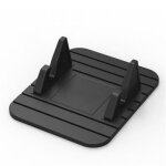 Support de t�l�phone en silicone pour tableau de bord de voiture, tapis antid�rapant, support de navigation ...