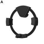 Support de t�l�phone universel pour voiture, en alliage d'aluminium, a gravit� ronde, sortie de direction ...