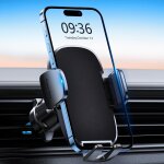 Support telephone voiture, crochet métallique amélioré grille aération porte téléphone voiture avec bouton ... Support telephone voiture, crochet métallique amélioré grille aération porte téléphone voiture avec bouton ...