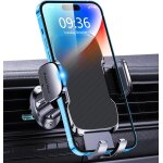 Support telephone voiture grille a�ration, [2025 clip am�lior�] rotatif a 360, porte telephone voiture ...