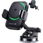 Support telephone voiture induction, qi2 15w rapide chargeur compatible avec magsafe voiture, rotation ...