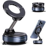 Support tlphone voiture magntique rotatif ajustable lger multisurface antidrapant noir - efconnection ...