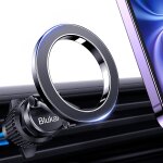 Support t�l�phone voiture pour magsafe, [20xn52 aimants] porte telephone 360rotation, support t�l�phone ...