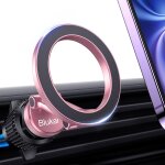 Support t�l�phone voiture pour magsafe, [20xn52 aimants] porte telephone 360rotation, support t�l�phone ...