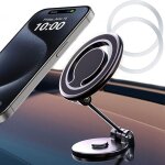 Support telephone voiture magsafe [44 super aimants] - support telephone voiture magnetique magsafe pour ...