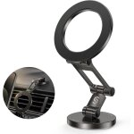 Support telephone voiture magsafe, [trois axes flexibles] porte - tlphone magntique, rotation a 360, ...
