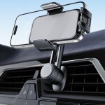 Support telephone voiture porte t�l�phone: [360 rotation & op�ration a une main] porte smartphone voiture ...