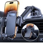 Support telephone voiture [rotation 360& ventouse puissante] porte telephone voiture grille d'aration ...