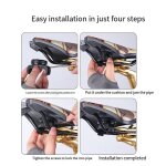 Support de vélo caché pour sous le siège, support de tracker gps de vélo, support de selle de vélo étanche ... Support de vélo caché pour sous le siège, support de tracker gps de vélo, support de selle de vélo étanche ...