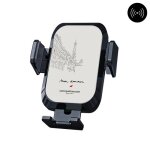 Support voiture avec charge a induction amour parisien motif ecriture tendance la coque francaise