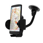 Support voiture rotatif pour smartphone - ventouse + grille d'a�ration
