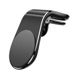Support voiture universel magntique clip a ressort a grille d'aration pour tlphones - couleur noir ...