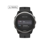 Suunto 5 peak - 43 mm - noir - montre de sport avec bracelet - silicone - noir - taille du poignet : ...