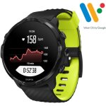 Suunto 7 - noir - montre de sport avec bracelet - silicone - citron vert - taille du poignet : 125 - ...