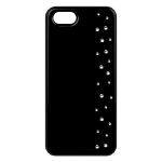 Swarovski coque iphone 4 / iphone 4s noir motif pluie de strass