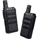 Talkie walkie 16 canaux avec batterie 1300mah noir