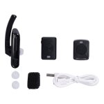 Talkie - walkie casque ptt sans fil bluetooth couteur avec 2 bouchons d'oreilles pour motorola pour ...