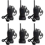 Talkie - walkies pmr446 rechargeable a 16 canaux sans licence avec ecouteurs et chargeur (lot de 6) Talkie - walkies pmr446 rechargeable a 16 canaux sans licence avec ecouteurs et chargeur (lot de 6)