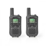 Talkie - walkie port�e de 5 km 8 canaux vox 2 appareils noir