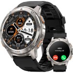 Tank t3 montre connect�e homme, batterie de grande capacit� 50m etanche, smartwatch boussole altim�tre ...