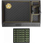 Tapis antid�rapant pour t�l�phone portable, tapis de poign�e pour tableau de bord de voiture avec num�ro ...