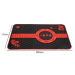 Tapis collant antid�rapant pour tableau de bord de voiture, support pour t�l�phone portable