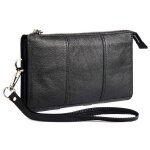 Pour tcl 20b (2021) etui sac a main en cuir v�ritable - dfvmobile