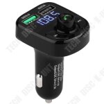 Td chargeur de voiture transmetteur fm bluetooth double port usb - adaptateur chargeur pour voiture ...