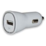 Techly usb - auto 5v / 1a universel blanc allume - cigare