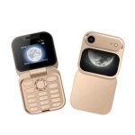 T�l�phone � clapet double ecran 1. 8 pouce double sim bluetooth fm or yonis