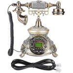 Tlphone domestique rtroms - 5700d, tlphone de bureau filaire a cadran rotatif, tlphones fixes ...